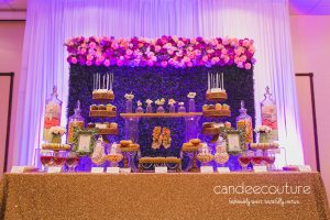 dessert table, floral dessert table, floral backdrop, floral cake pops, floral cookies, floral macarons, garden party, garden theme, flower backdrop,
